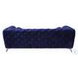 Atronia Blue Velvet 90" Sofa
