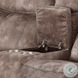 Zubaida Two Tone Chocolate Velvet  78" Reclining Loveseat and Console with USB Charging