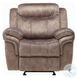 Zubaida Two Tone Chocolate Velvet Glider Recliner