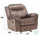 Zubaida Two Tone Chocolate Velvet Glider Recliner