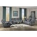 Zubaida Gray 87" Glider Reclining Sofa with Console and USB Charging