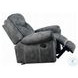 Zubaida Two Tone Gray Velvet Glider Recliner