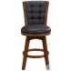 Medford Chestnut Swivel Counter Height Chair Set of 2