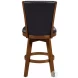 Medford Chestnut Swivel Counter Height Chair Set of 2