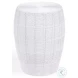 Bellarose White Metal End Table