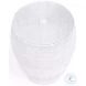 Bellarose White Metal End Table