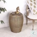 Bellarose Gold Metal End Table