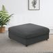 Serene Charcoal Ottoman