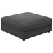 Serene Charcoal Ottoman