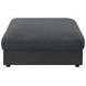 Serene Charcoal Ottoman