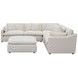 Hobson Ivory Performance Fabric 6 Piece Modular Sectional