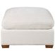 Lakeview Ivory Upholstered Ottoman