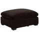 Lakeview Dark Chocolate Upholstered Ottoman