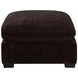 Lakeview Dark Chocolate Upholstered Ottoman