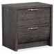 Kinsley Black Heron 2 Drawer Nightstand with USB Charging