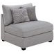 Cambria Gray 5 Piece Modular Sectional with Storage Ottoman