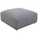 Jennifer Grey Square Upholstered Ottoman