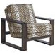 Thaynes Brown and Black Upholstered Chair