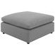 Raleigh Gray Performance Fabric Ottoman