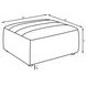 Sunny Dark Charcoal Ottoman