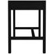 Lark Black 40" Rectangular 2 Drawer Writing Desk