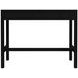 Lark Black 40" Rectangular 2 Drawer Writing Desk
