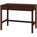 Lark Medium Brown 40" Rectangular 2 Drawer Desk