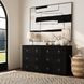 Lark Black 60" Rectangular 6 Drawer Dresser