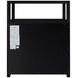 Lark Black 21" 2 Drawer Nightstand with Shelf