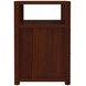 Lark Medium Brown 21" 2 Drawer Nightstand with Shelf