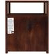 Lark Medium Brown 21" 2 Drawer Nightstand with Shelf
