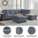 Marleton Denim 2 Piece RAF Chaise Sectional
