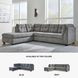 Marleton Gray 2 Piece Sleeper LAF Chaise Sectional