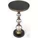 Forella Granite And Acrylic Pedestal End Table