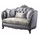 Ariadne Platinum 65" Loveseat with Pillows