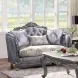 Ariadne Platinum 65" Loveseat with Pillows