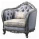 Ariadne Platinum Living Room Set with Pillows