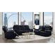 Aashi Navy Leather Recliner