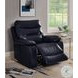 Aashi Navy Leather Recliner
