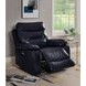 Aashi Navy Power Recliner with USB Charging and Nailhead Trim