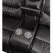 Braylon Magnetite 90" Reclining Sofa with Nailhead Trim