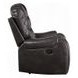 Braylon Magnetite Recliner with Nailhead Trim
