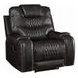 Braylon Magnetite Recliner with Nailhead Trim