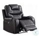 Braylon Magnetite Synthetic Leather Power Recliner