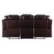Braylon Brown Reclining Living Room Set with Nailhead Trim