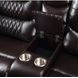 Braylon Brown Reclining Living Room Set with Nailhead Trim