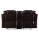 Braylon Brown Reclining Living Room Set with Nailhead Trim