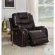 Braylon Brown Synthetic Leather Power Recliner