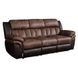 Jaylen Toffee and Espresso 91" Reclining Sofa