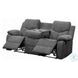 Kalen Gray Chenille Reclining Living Room Set